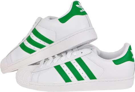 adidas schuhe weiß mit grünen streifen|Grüne adidas Schuhe online kaufen .